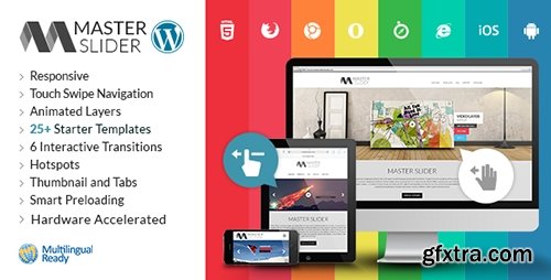 CodeCanyon - Master Slider v2.18.2 - WordPress Responsive Touch Slider - 7467925