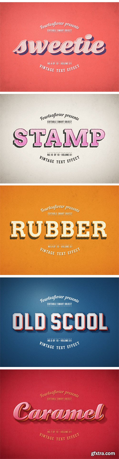 CM 291386 - Photoshop Retro Text Effects