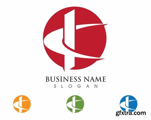 Collection picture vector logo illustration of the business campaign #7-25 EPS