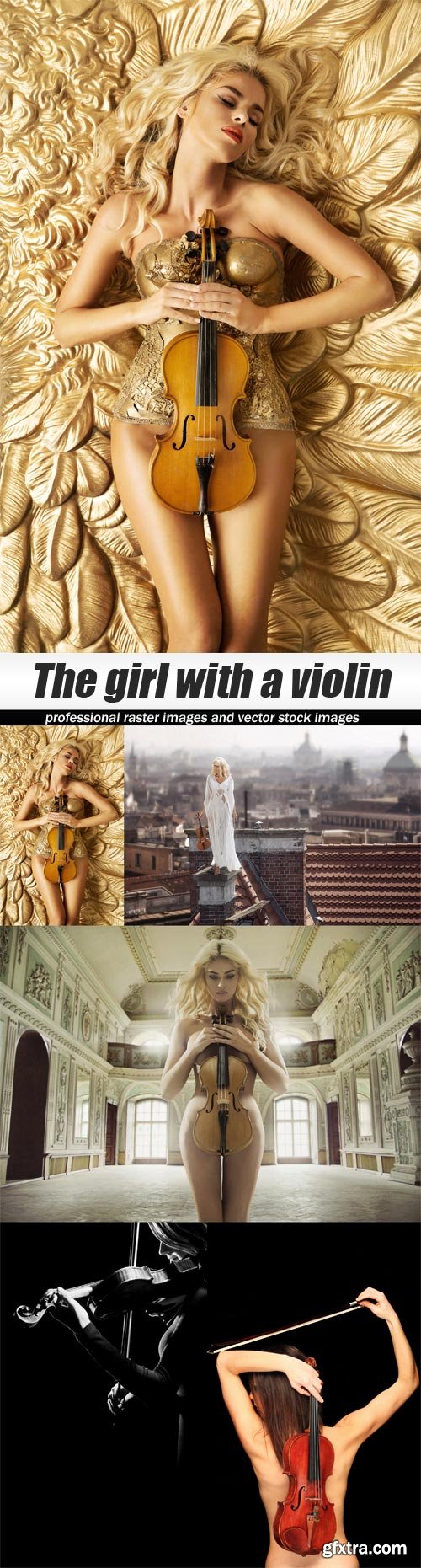 The girl with a violin