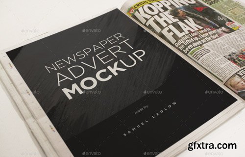 GraphicRiver - 6 Newspaper Advert Mockups 12107273