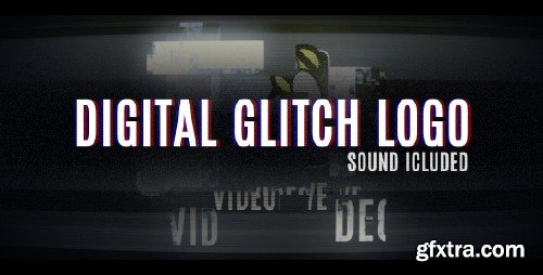 VideoHive - Digital Glitch Logo 11996035