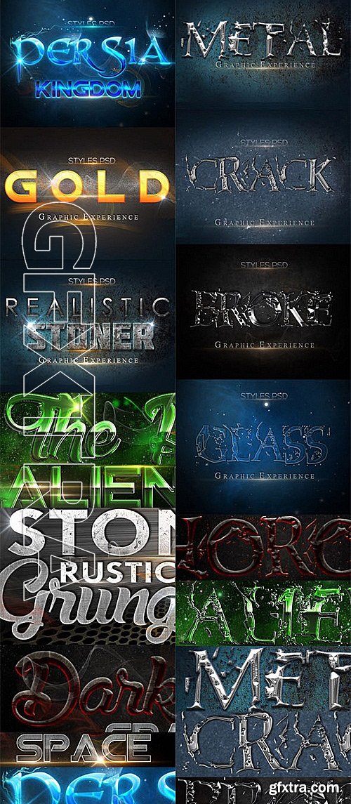 GraphicRiver - Bundle Text Style V 2015 07 24 12249928