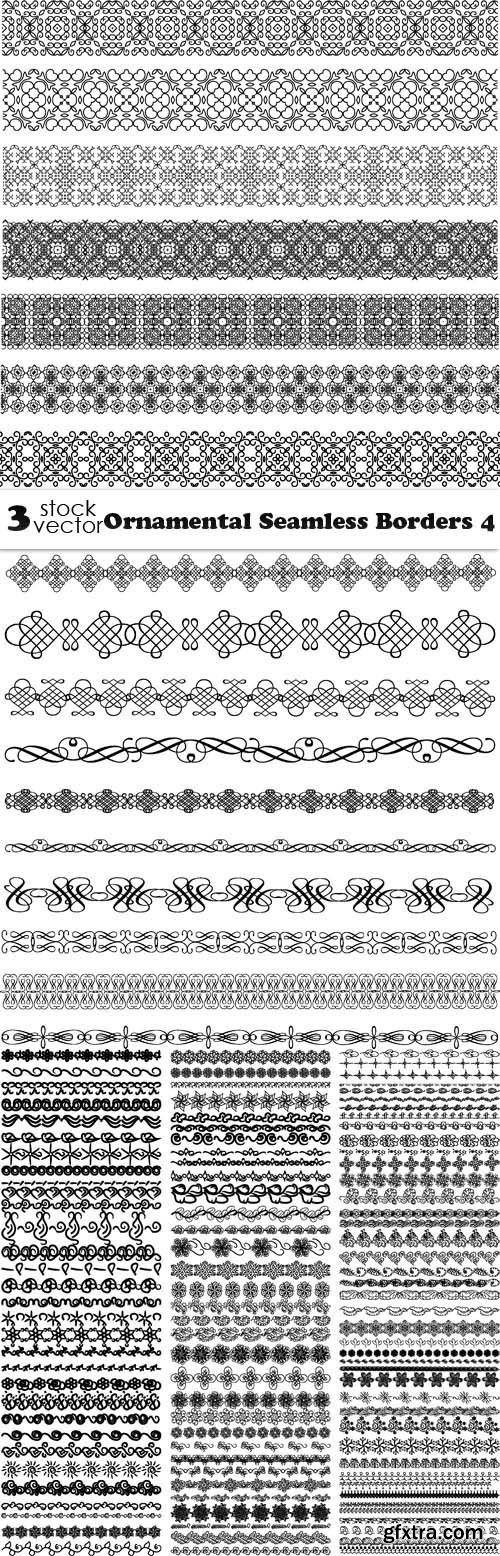 Vectors - Ornamental Seamless Borders 4