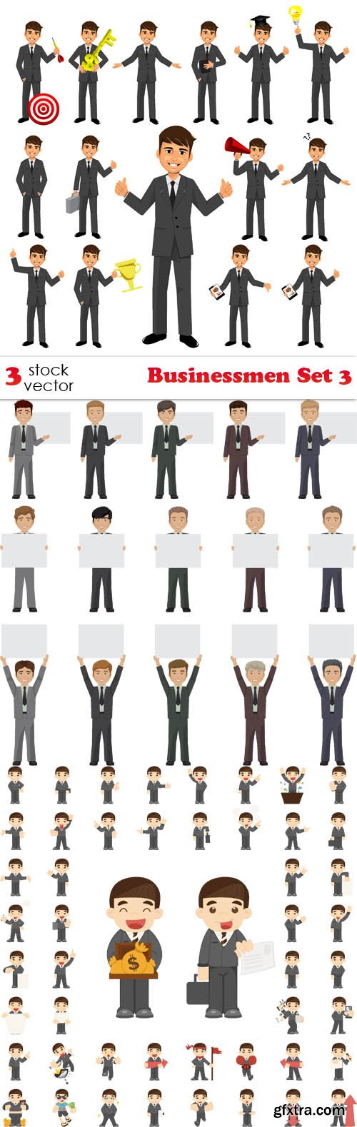 Vectors - Businessmen Set 3