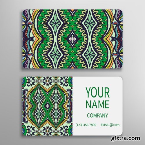 Collection of vector image flyer banner brochure business card #3-25 Eps