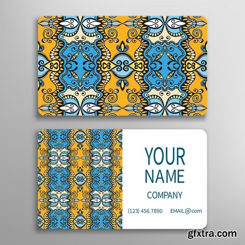 Collection of vector image flyer banner brochure business card #3-25 Eps