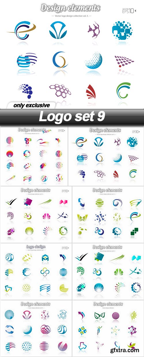 Logo set 9 - 8 EPS