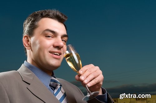 Collection of businessman drinking beverage holiday dinner lunch 25 HQ Jpeg