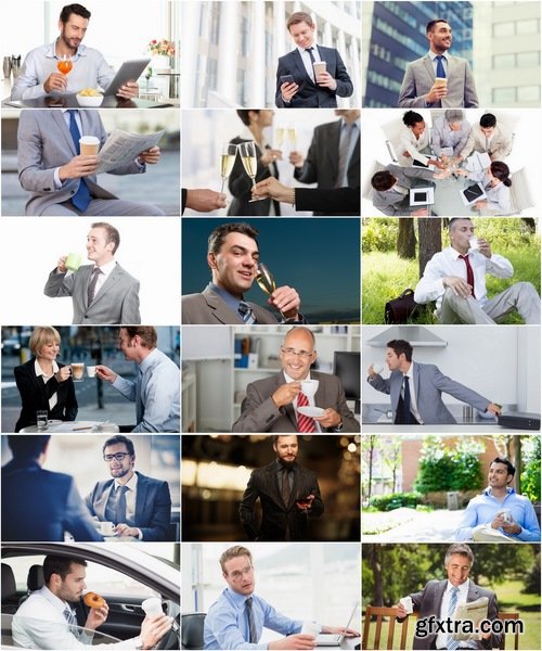 Collection of businessman drinking beverage holiday dinner lunch 25 HQ Jpeg