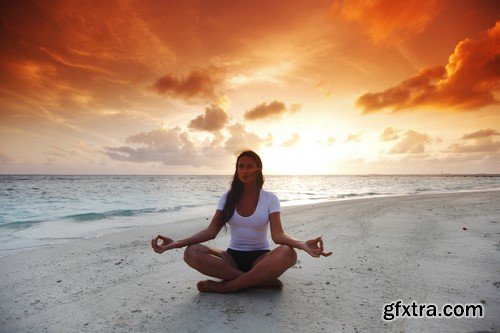 Meditation on the sand