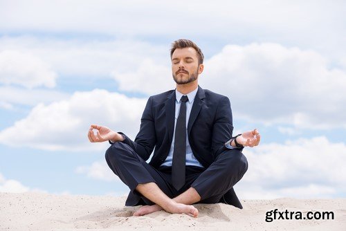 Meditation on the sand