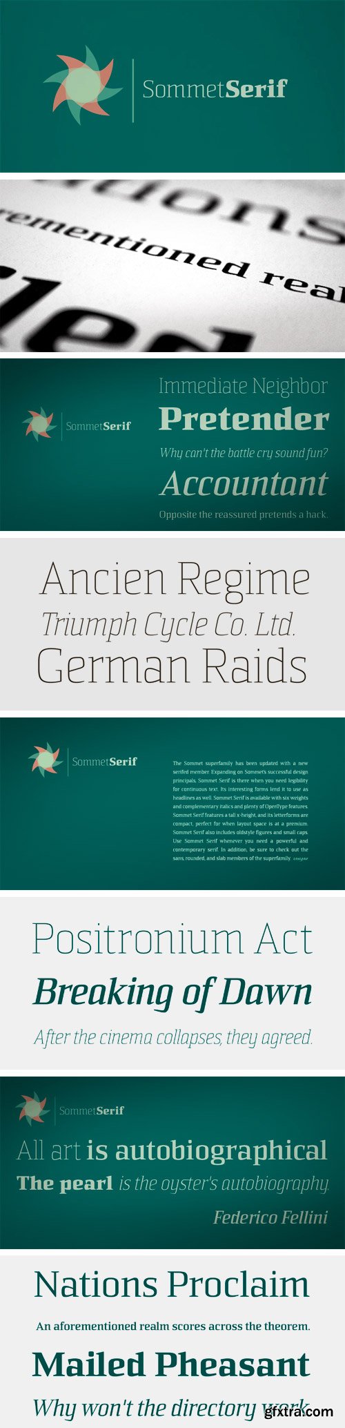 Sommet Serif Font Family