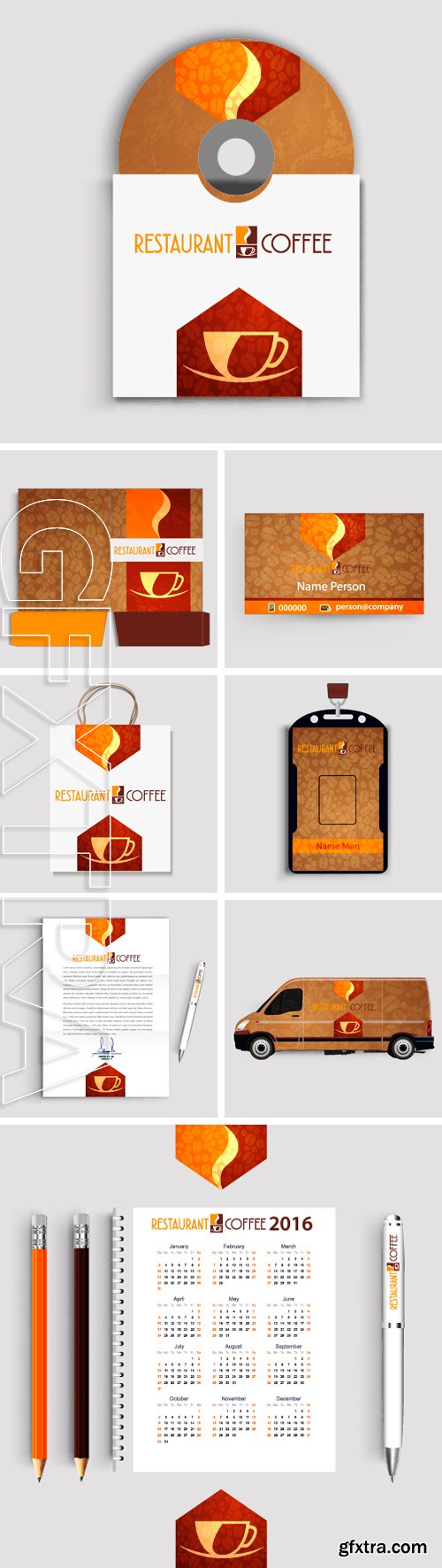 Stock Vectors - Corporate identity Menu Restaurant