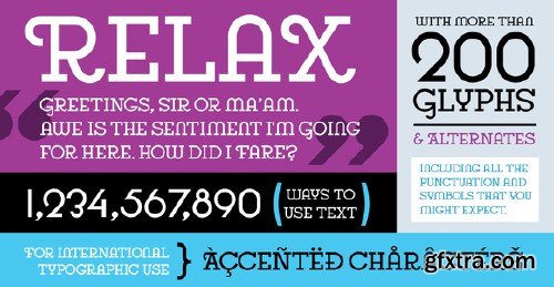 CM - Relax Desktop Font 328758