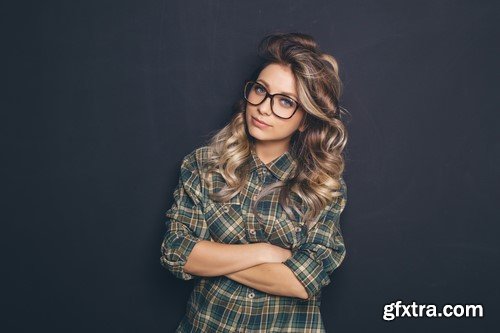 Girls in Glasses - 10x JPEGs