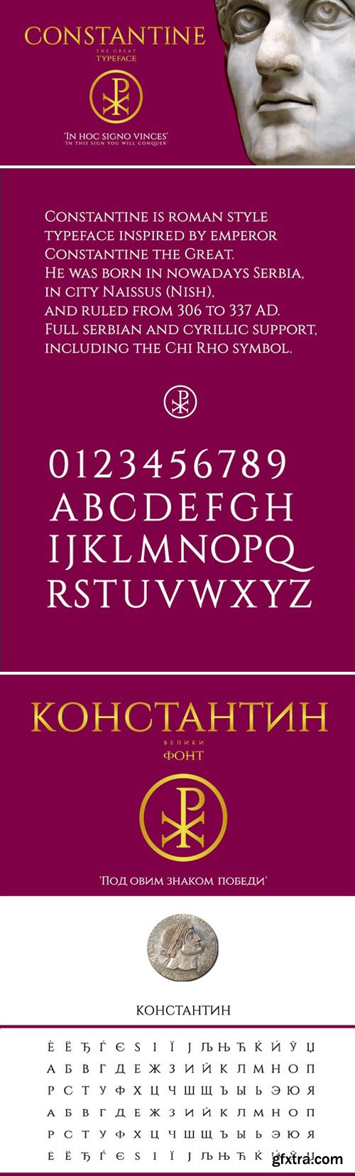 CONSTANTINE Typeface