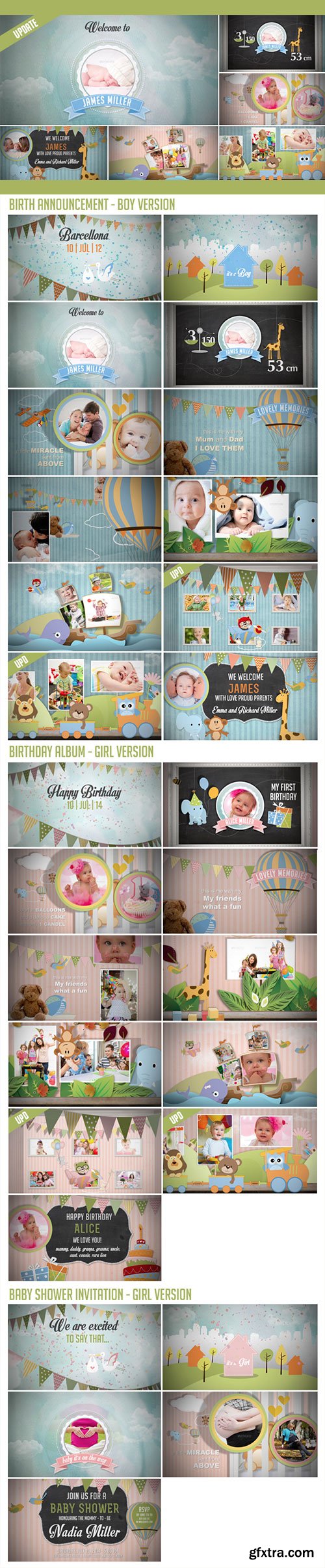 VideoHive - Birth Announcement - Baby Photo Album