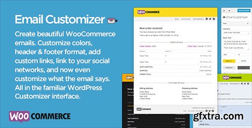 CodeCanyon - Email Customizer for WooCommerce v2.22 - 8654473