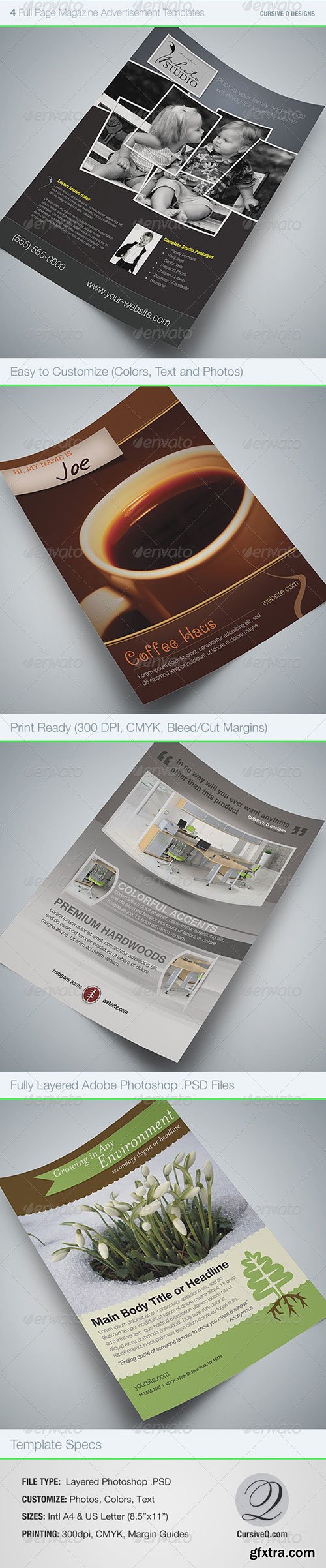 GraphicRiver - Full Page Magazine Ad or Flyer Templates