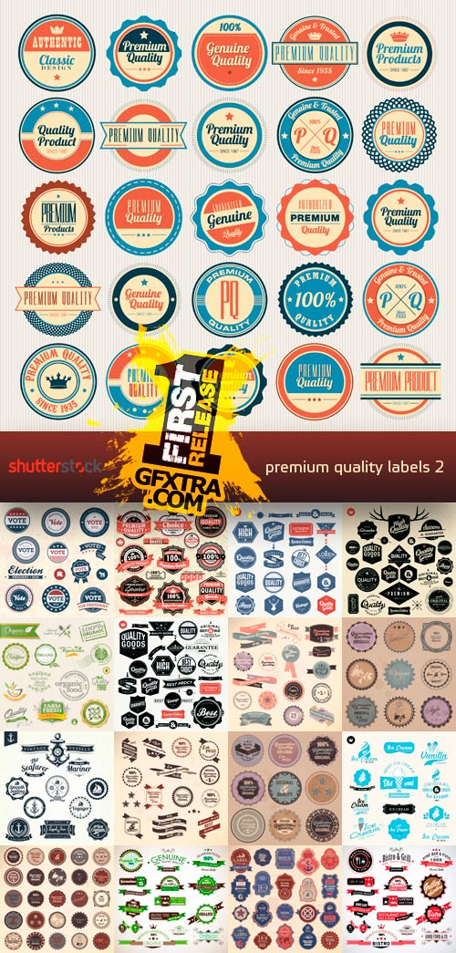 Premium Quality Labels II, 25xEPS