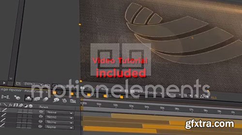 Motion Elements - 3D Carbon Logo Opener - Element 3D V2 After Effects Project