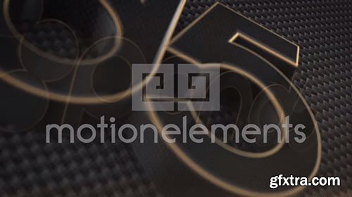 Motion Elements - 3D Carbon Logo Opener - Element 3D V2 After Effects Project