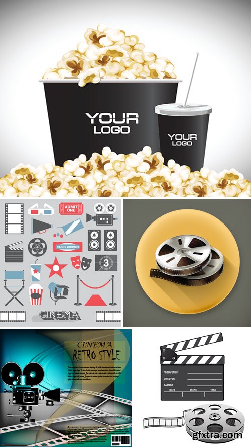 Stock Vectors - Cinema and Film 3