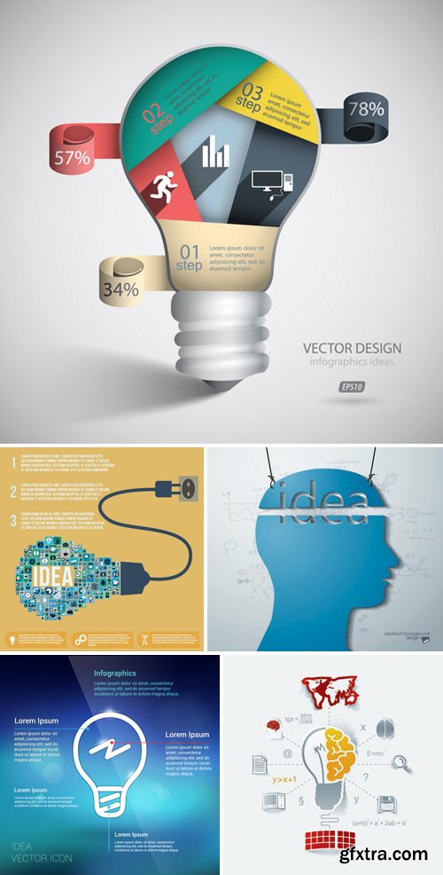 Stock Vectors - Idea Business Infographic 6