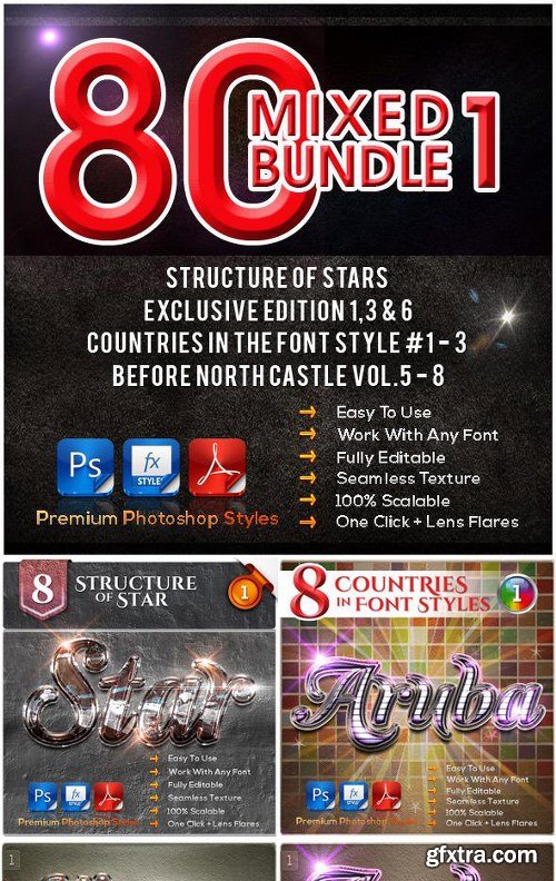 ]GraphicRiver 80 Mixed Bundle V1 12310530