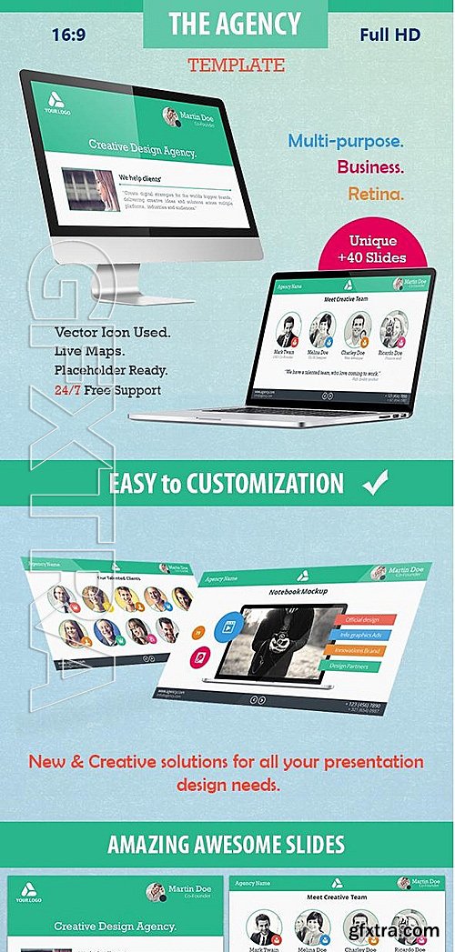 GraphicRiver - The Agency - Multipurpose Powerpoint Template 8080032