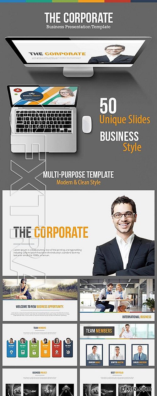 GraphicRiver - The Corporate - Business Presentation Template 9401215