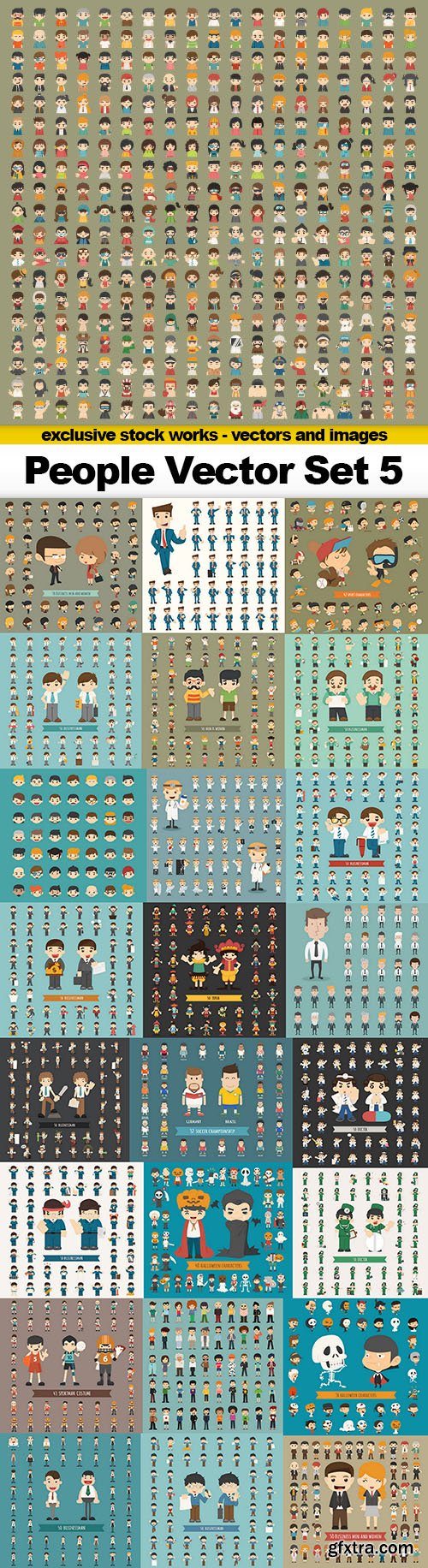 People Vector Set 5 - 25xEPS