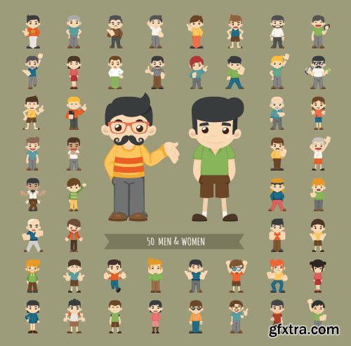 People Vector Set 5 - 25xEPS