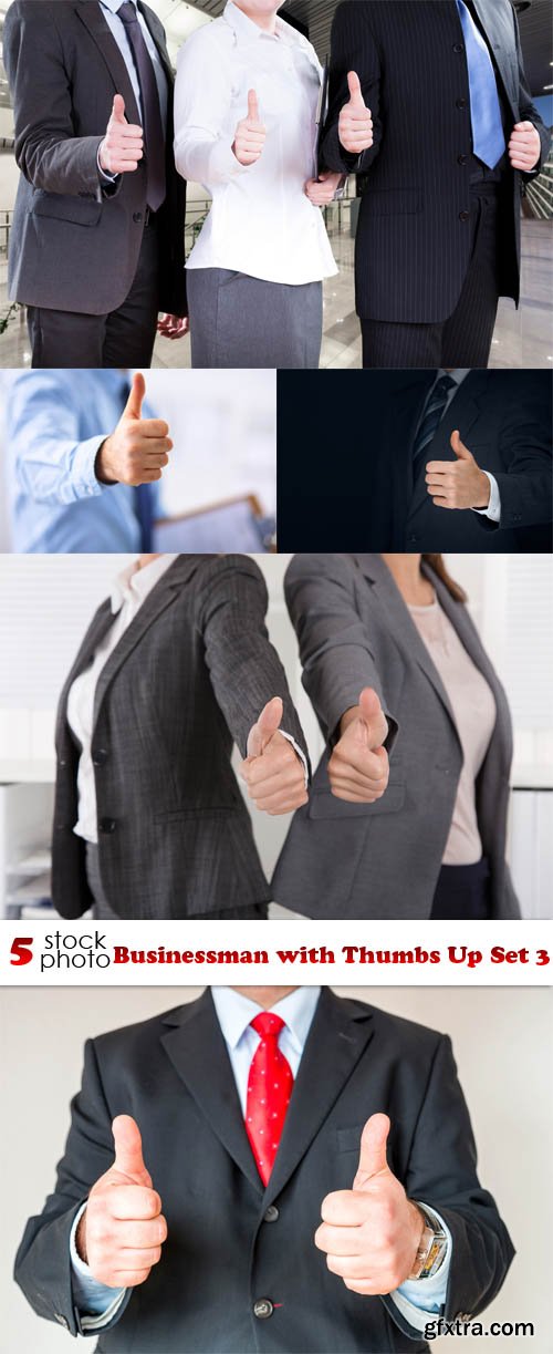 Photos - Businessman with Thumbs Up Set 3