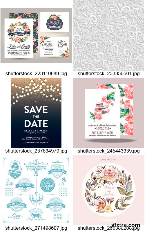 Amazing SS - Wedding Invitation & Elements 2, 25xEPS