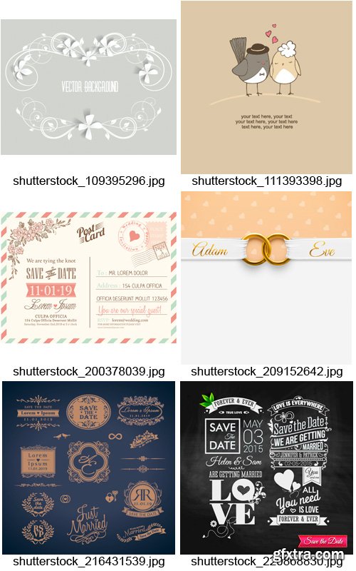 Amazing SS - Wedding Invitation & Elements 2, 25xEPS