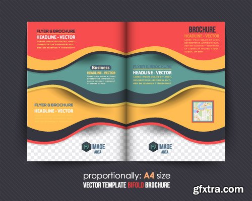 Business brochure and advertising roll-Up banner vector