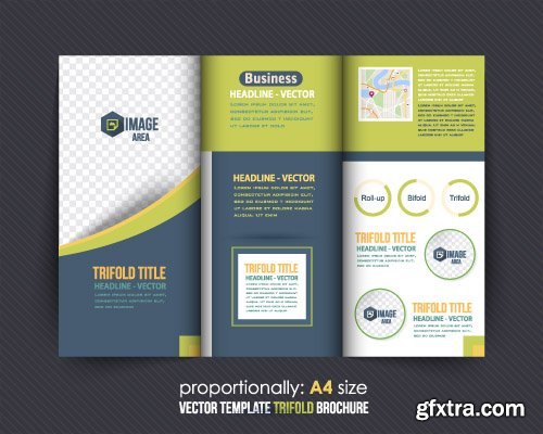 Business brochure and advertising roll-Up banner vector