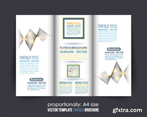 Business brochure and advertising roll-Up banner vector