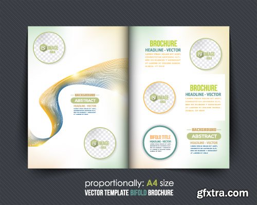 Business brochure and advertising roll-Up banner vector