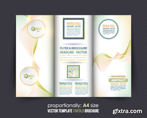 Business brochure and advertising roll-Up banner vector