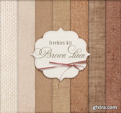 Background Textures - Brown Linen