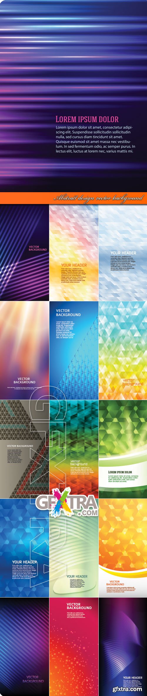 Abstract design vector background