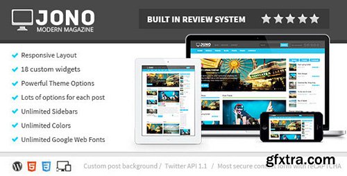 ThemeForest - Jono v2.7 - Responsive WordPress Magazine Theme - 5150037