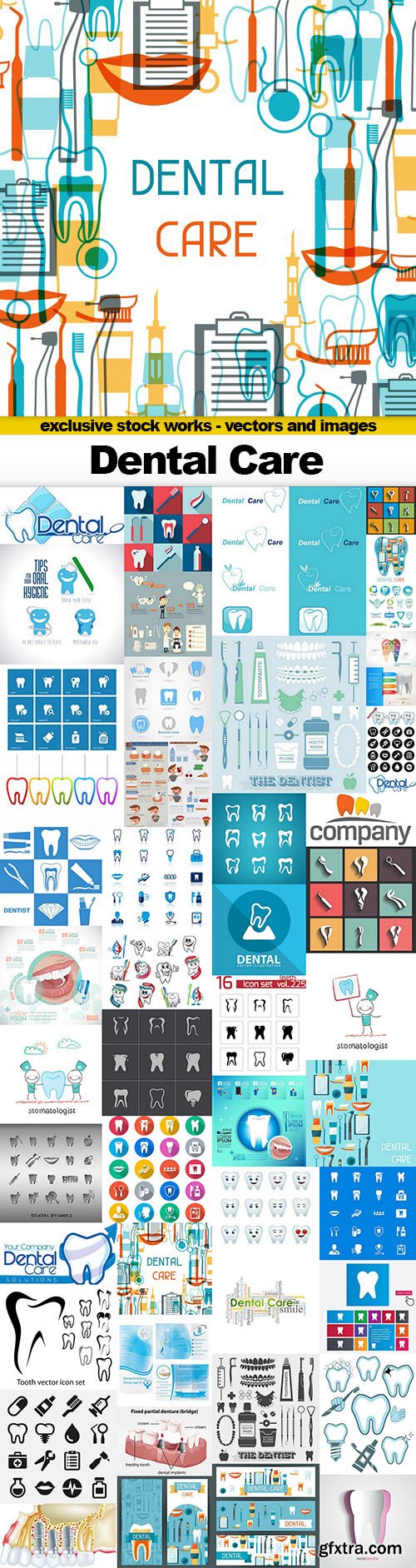 Dental Care Vector Collection - 25x EPS