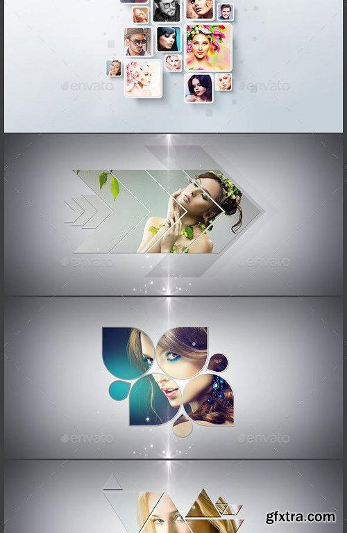 GraphicRiver Abstrakt Photo Frame Bundle 12321527