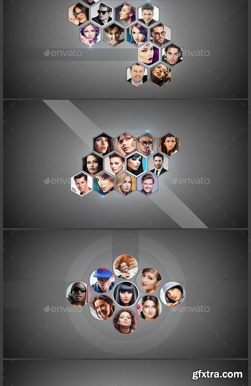 GraphicRiver Abstrakt Photo Frame Bundle 12321527