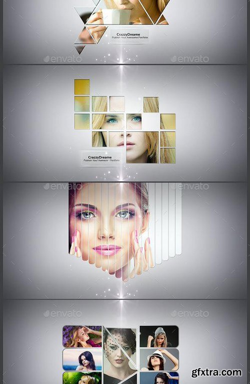 GraphicRiver Abstrakt Photo Frame Bundle 12321527