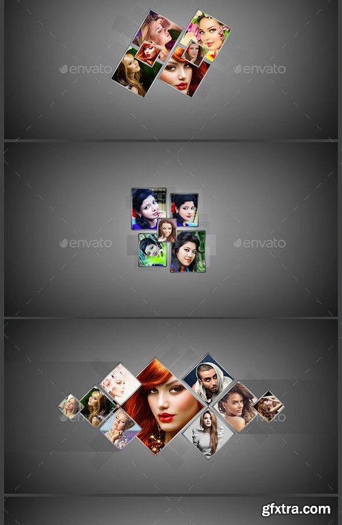 GraphicRiver Abstrakt Photo Frame Bundle 12321527